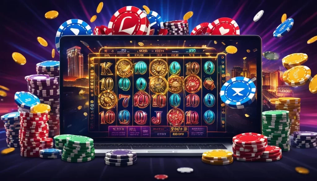 Hình ảnh tổng hợp các trò chơi đa dạng tại 99win nhà cái, bao gồm cá cược thể thao, casino trực tuyến, nổ hũ và bắn cá.